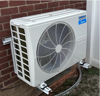 HVAC Split System Air Conditioner Outside
